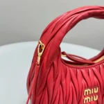 Miu Miu Wander Matelassé Nappa Leather Hobo Bag