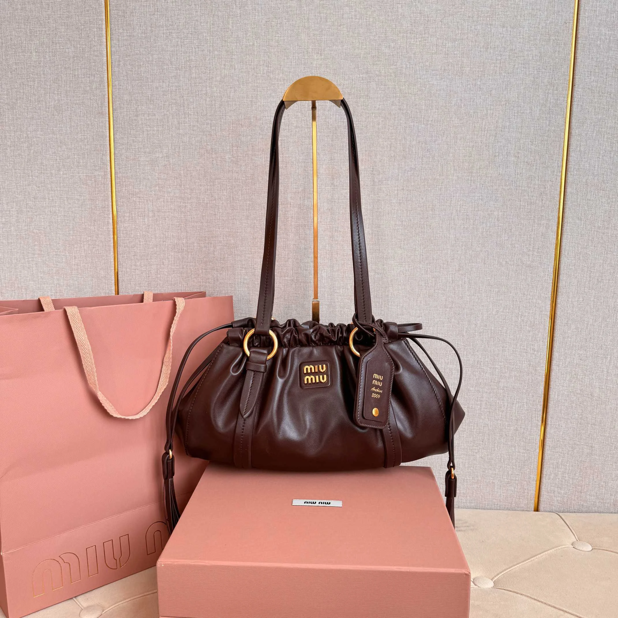 Miu Miu Joie Nappa Leather Bag Miu Miu Joie Nappa Leather Bag