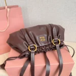 Miu Miu Joie Nappa Leather Bag