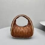 Miu Miu Wander Matelassé Nappa Leather Hobo Bag