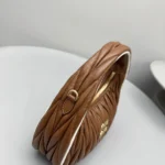 Miu Miu Wander Matelassé Nappa Leather Hobo Bag