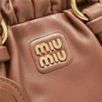 Miu Miu Joie Nappa Leather Bag