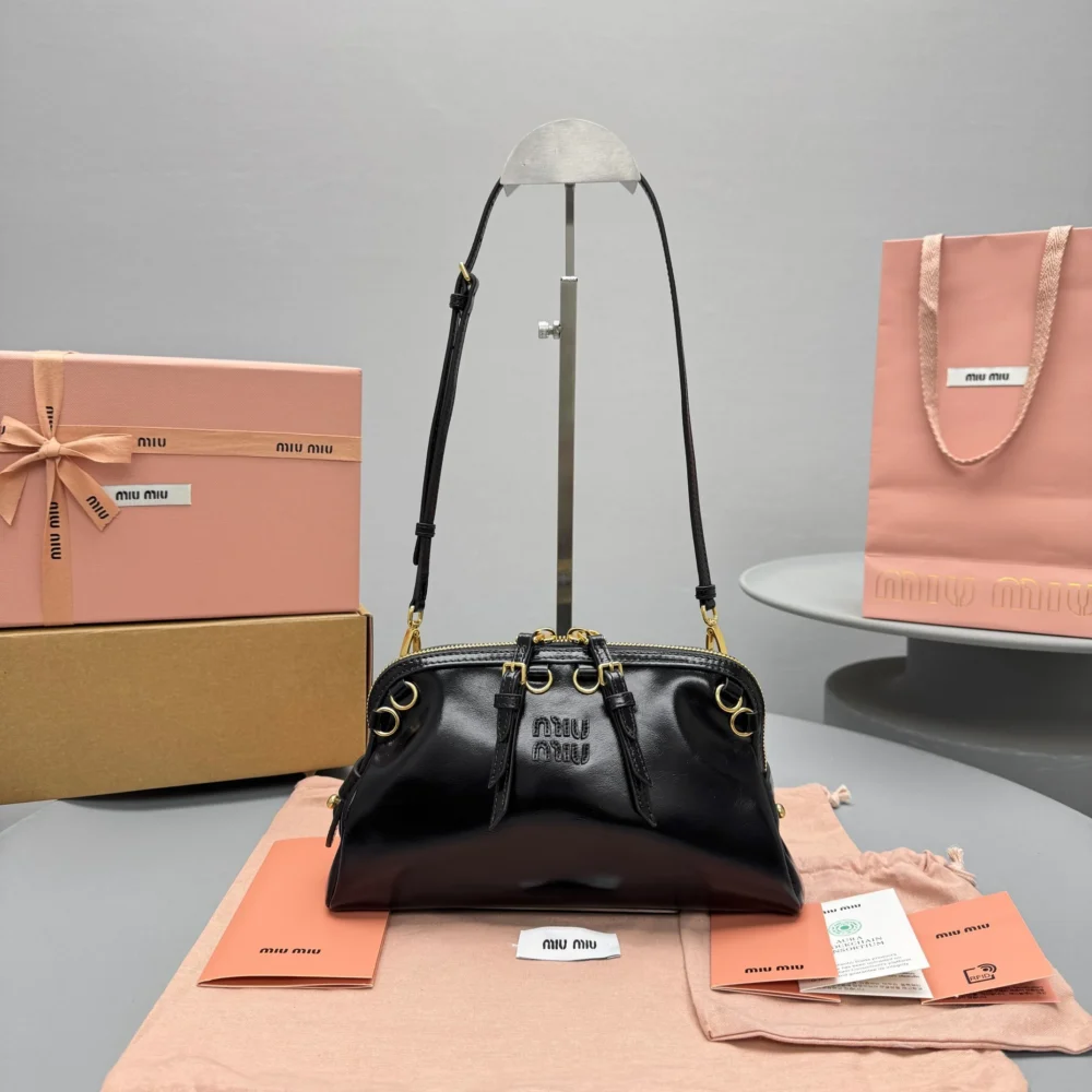 Miu Miu Caprice Leather Clutch