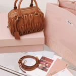 Miu Miu Arcadie Matelassé Nappa Leather Bag