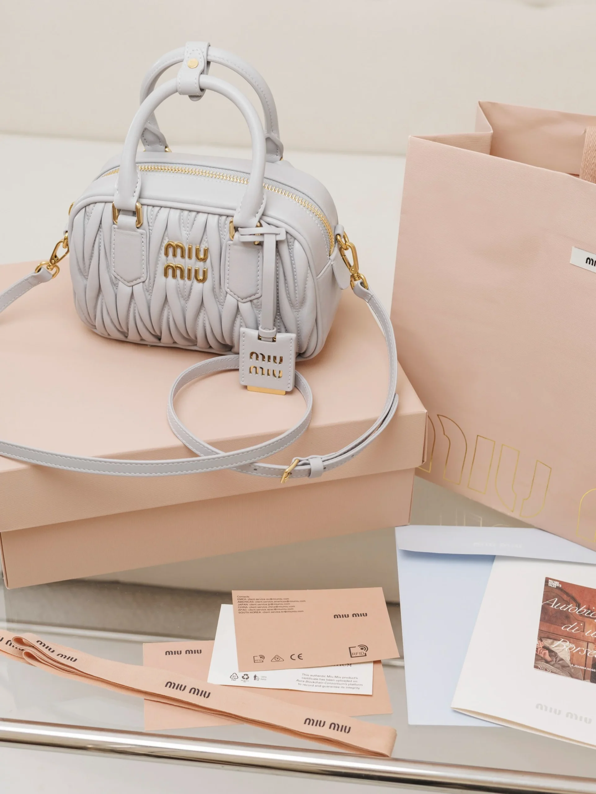 Miu Miu Arcadie Leather Bag Miu Miu Arcadie Leather Bag