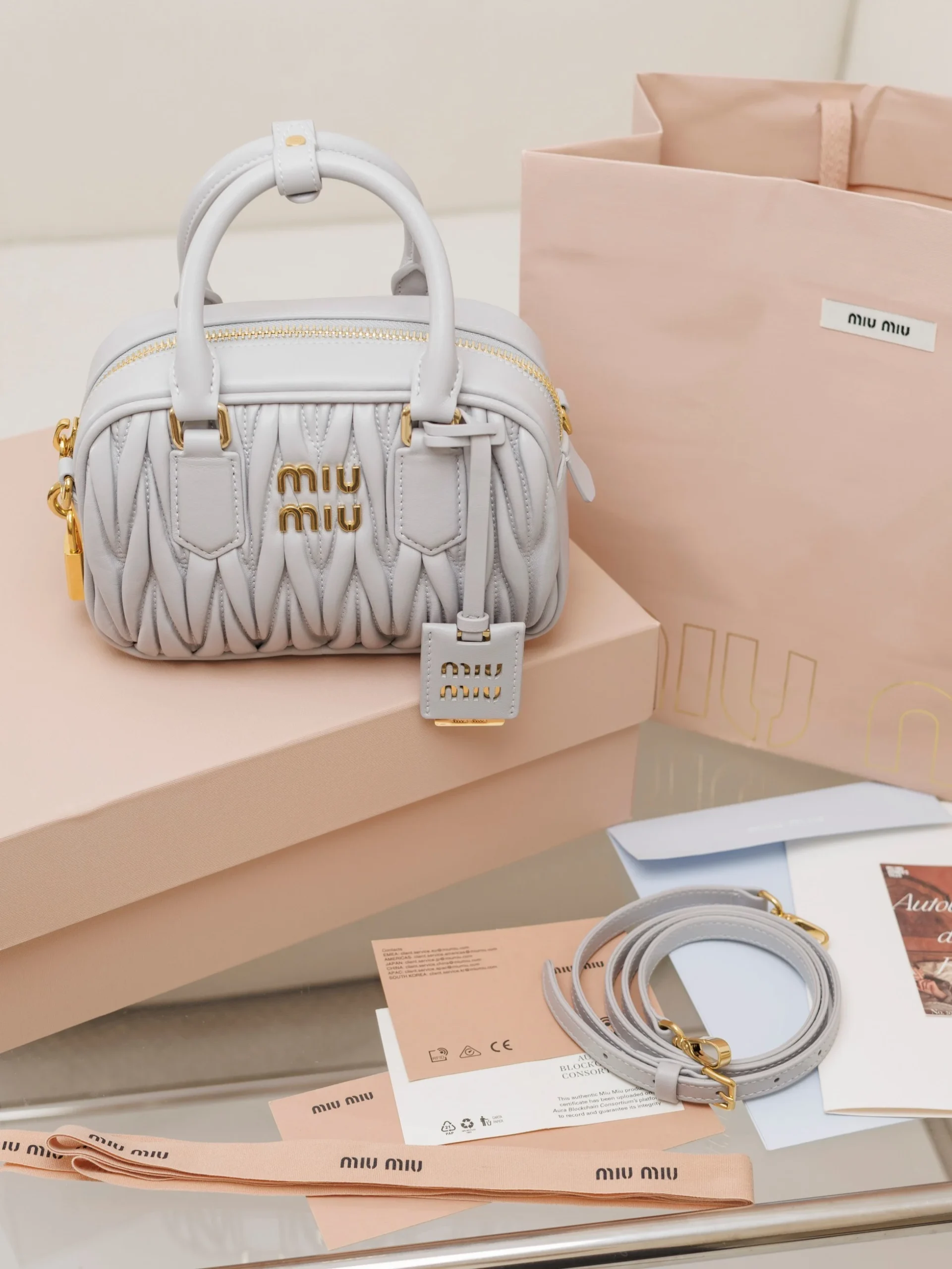 Miu Miu Arcadie Leather Bag Miu Miu Arcadie Leather Bag