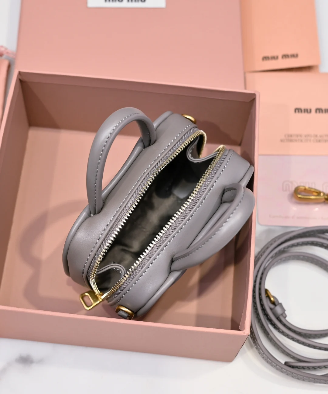 Miu Miu Beau Leather Micro Bag Miu Miu Beau Leather Micro Bag