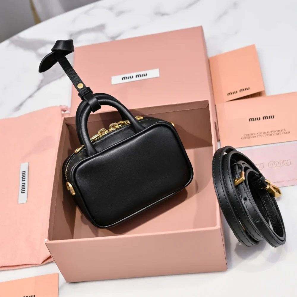 Miu Miu Beau Leather Micro Bag