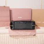 Miu Miu Beau Naplak Patent Leather Bag