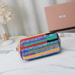 Miu Miu Fabric Crochet Pouch
