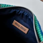 Miu Miu Fabric Crochet Pouch