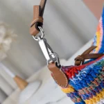 Miu Miu Fabric Crochet Pouch