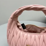 Miu Miu Wander Matelassé Nappa Leather Hobo Bag