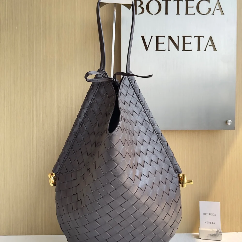 Bottega Veneta Solstice Shoulder Bag Brown Large