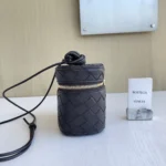 Mini Bang Bang Vanity Case in Intrecciato Leather