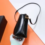 Saint Laurent LE 37 mini in shiny leather