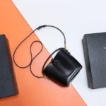 Saint Laurent LE 37 mini in shiny leather