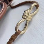 Bottega Veneta Small Andiamo Canvas Shoulder Bag