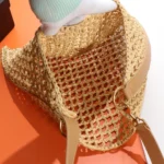 Saint Laurent Oxalis in raffia