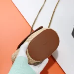 Saint Laurent mini Manon in raffia