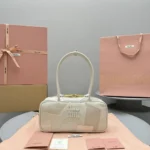 Miu Miu Leather Patchwork Beau Bag