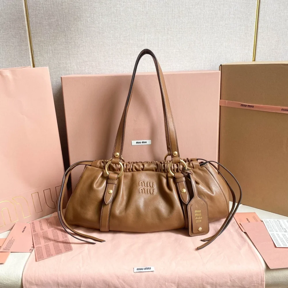 Miu Miu Joie Nappa Leather Bag