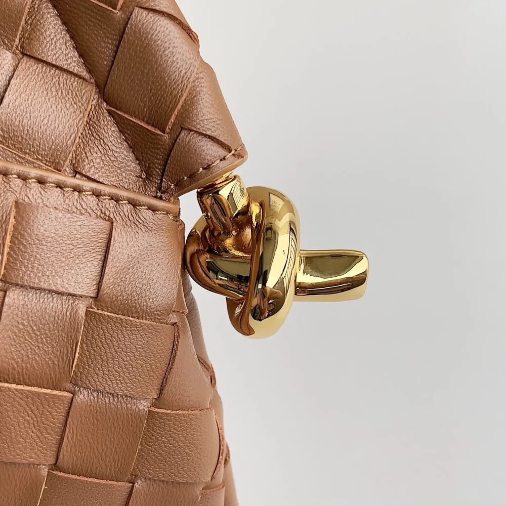 Bottega Veneta Solstice Shoulder Bag Brown Large