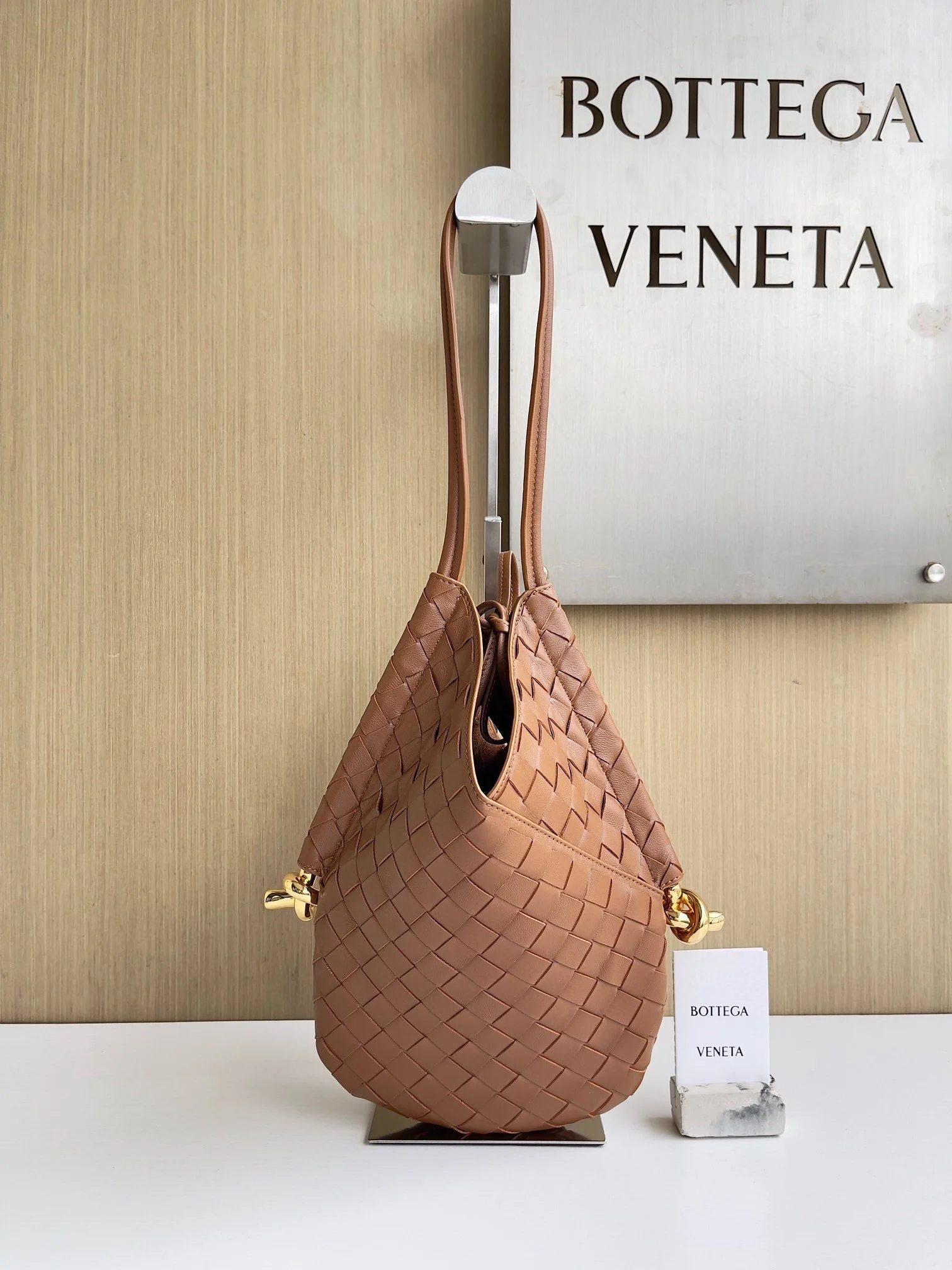 Bottega Veneta Solstice Small Intrecciato Leather Shoulder Bag Bottega Veneta Solstice Small Intrecciato Leather Shoulder Bag