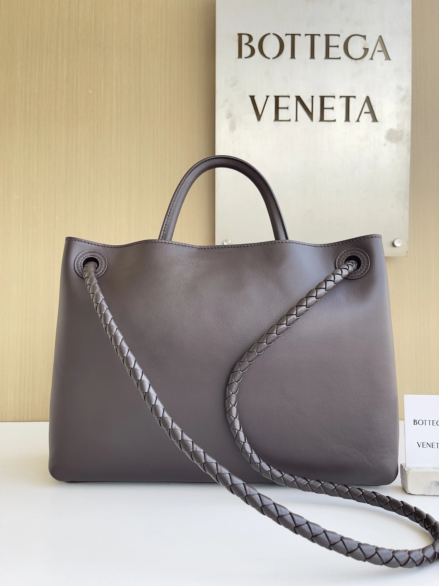 Bottega Veneta Small Andiamo Top-Handle Bag Bottega Veneta Small Andiamo Top-Handle Bag