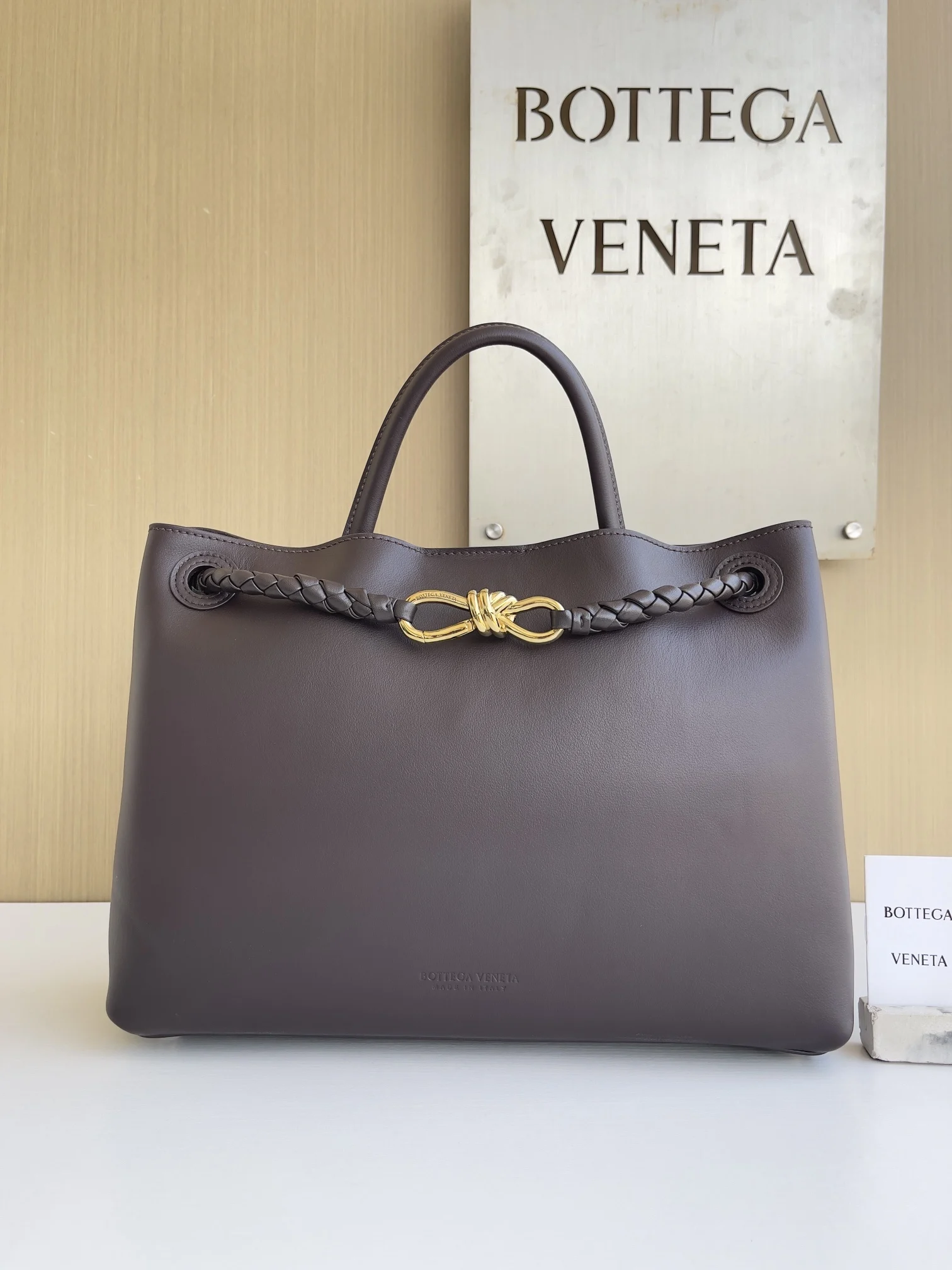 Bottega Veneta Small Andiamo Top-Handle Bag Bottega Veneta Small Andiamo Top-Handle Bag