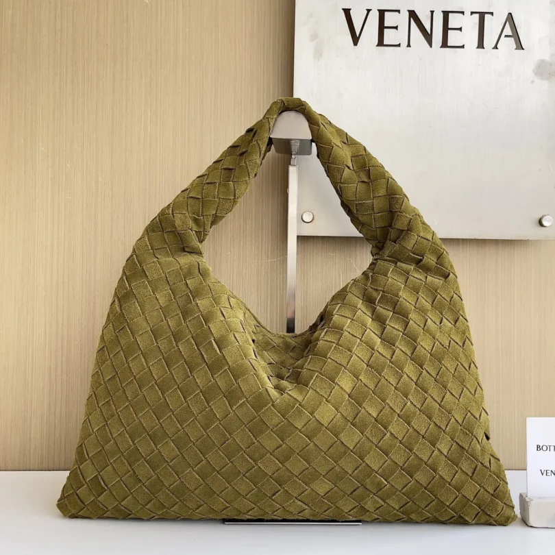 Bottega Veneta Small Hop Suede Handbag