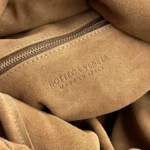 Bottega Veneta Large Campana Intrecciato Suede Shoulder Bag