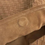 Bottega Veneta Large Campana Intrecciato Suede Shoulder Bag