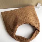 Bottega Veneta Large Campana Intrecciato Suede Shoulder Bag