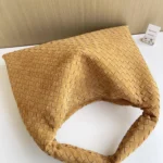 Bottega Veneta Large Campana Intrecciato Suede Shoulder Bag