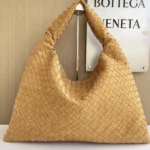 Bottega Veneta Large Campana Intrecciato Suede Shoulder Bag