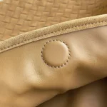 Bottega Veneta Large Campana Intrecciato Suede Shoulder Bag