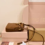 Miu Miu Nappa Leather Pouch