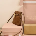 Miu Miu Nappa Leather Pouch