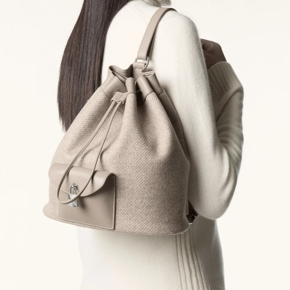 Loro Piana Extra Drawstring Backpack