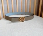 Loewe Reversible Anagram belt in smooth calfskin